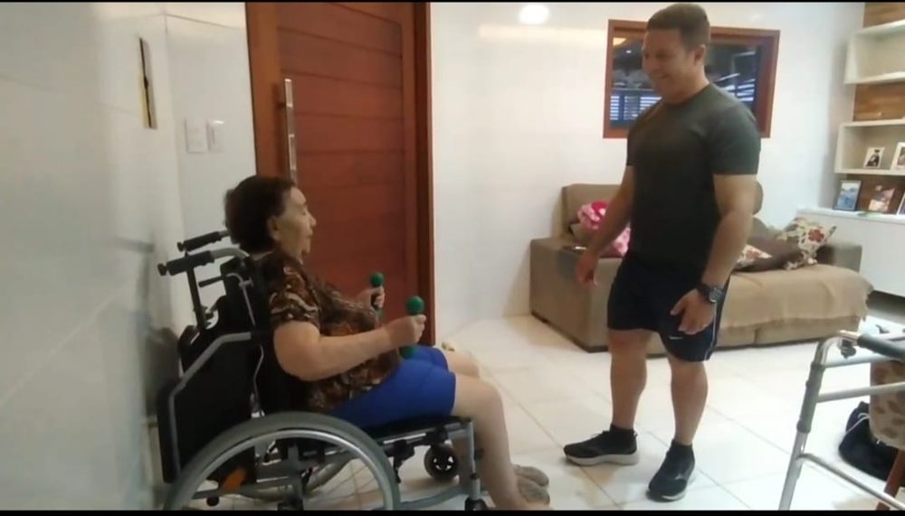 Treino com aluno