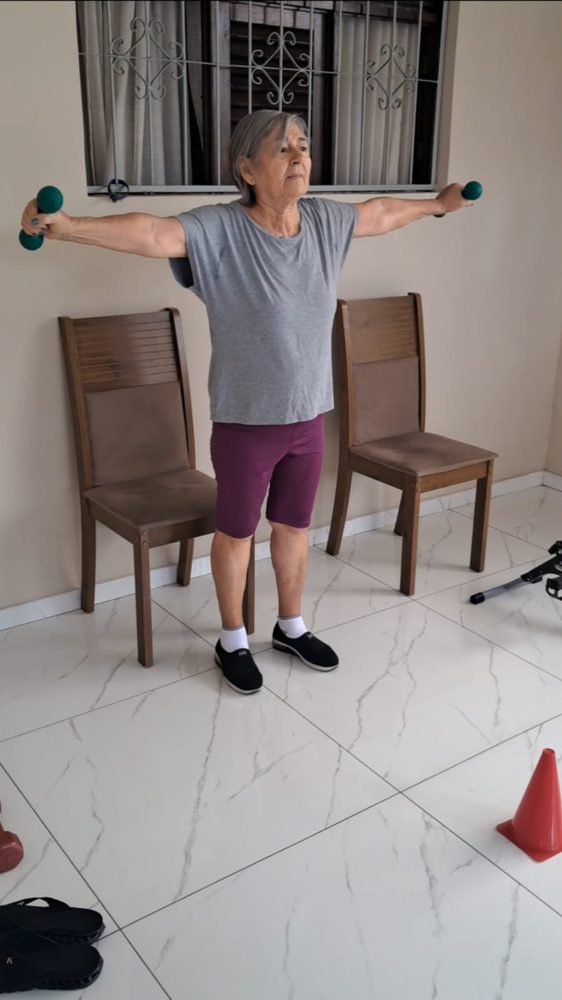 Treino com aluno